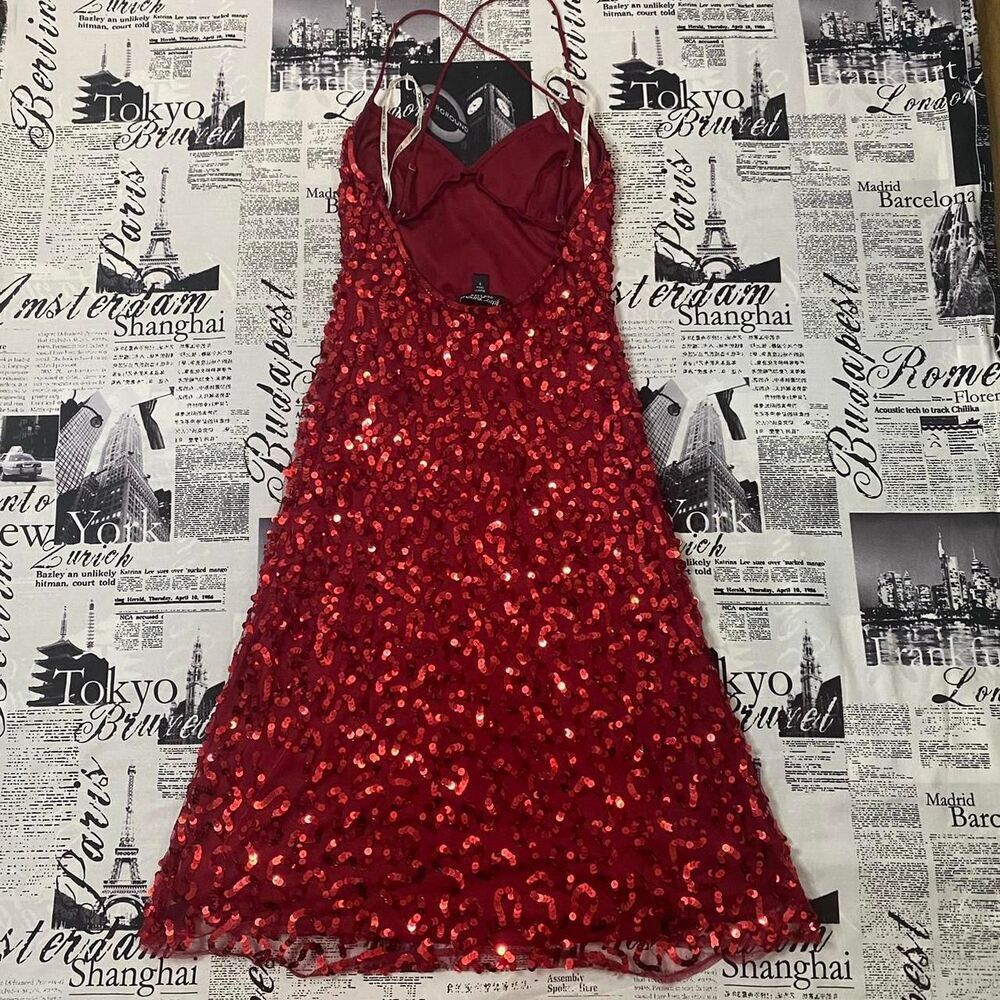 Betsey-johnson Women's Red Dress - Picture 2 of 8